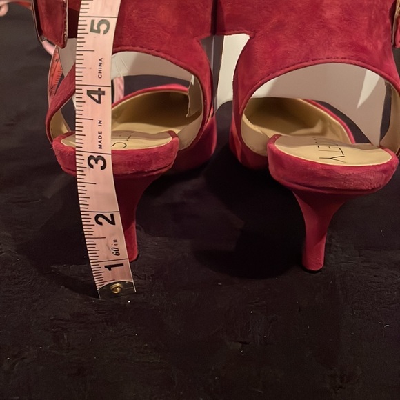 Sole Society Ankle Strap Suede Pointy Toe Heels Sz8 - Picture 3 of 8